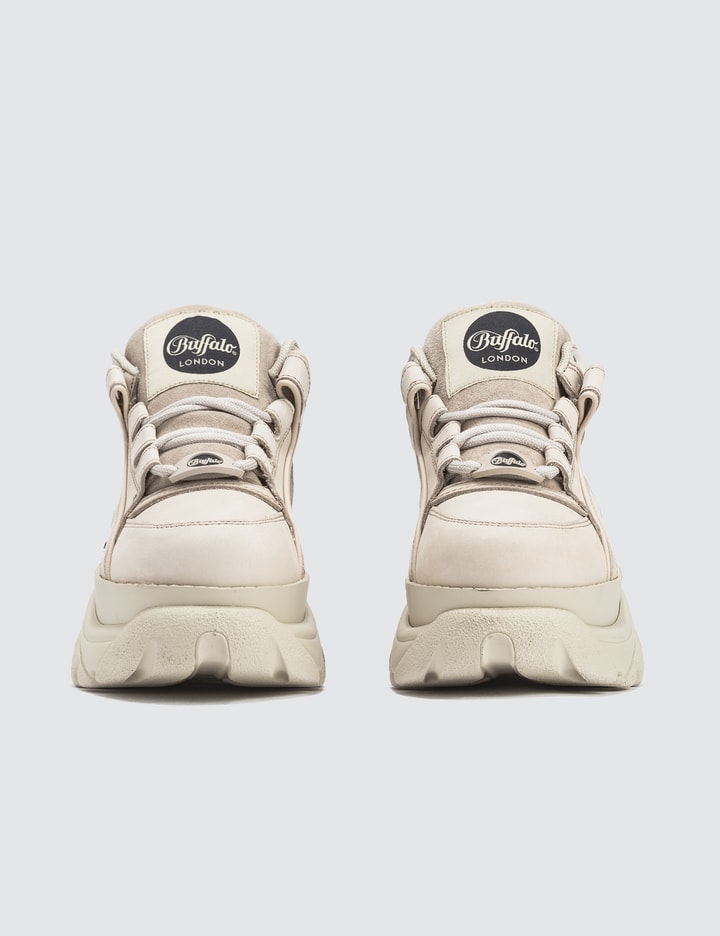 Buffalo Classic Cream Low Top Platform Sneakers Placeholder Image