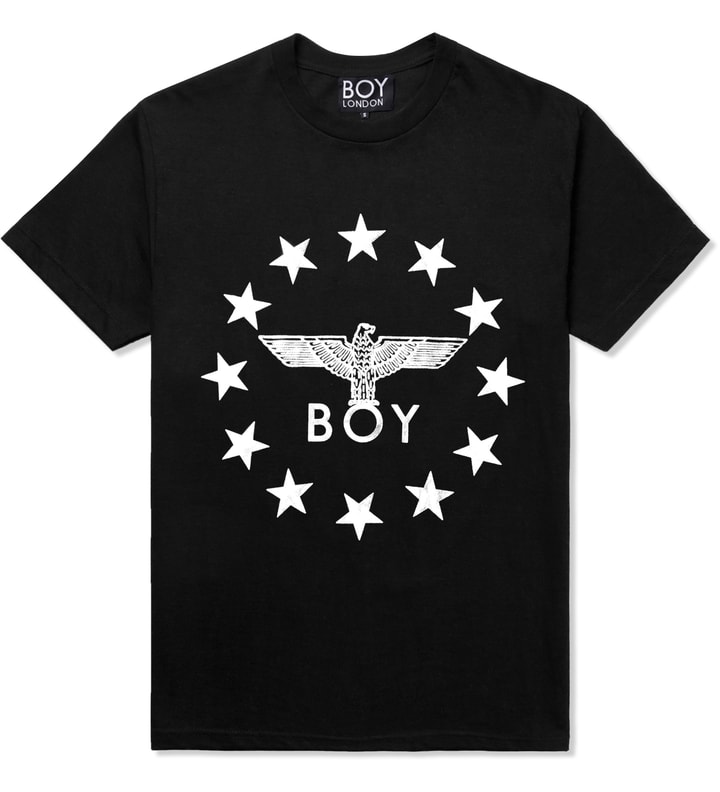 Black/White Boy Globe Star T-Shirt Placeholder Image