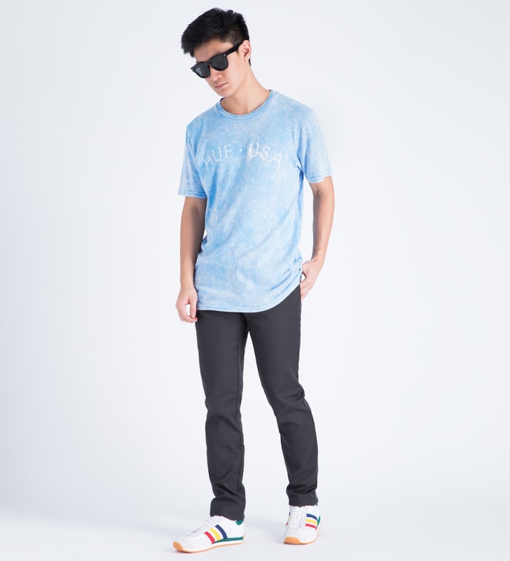 Light Blue HUF USA Washed T-Shirt Placeholder Image