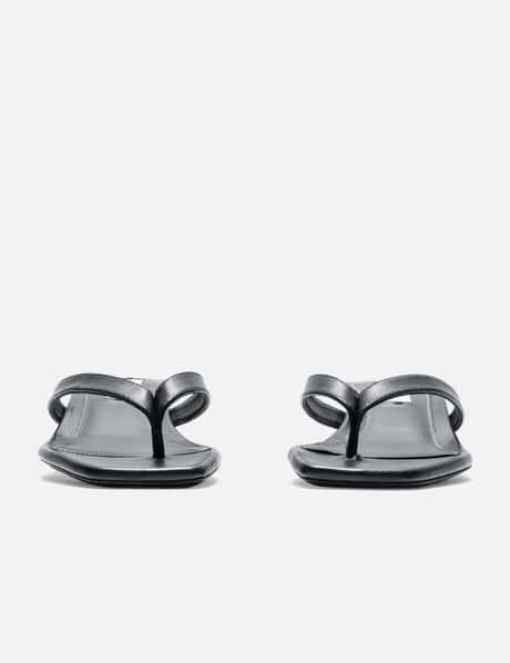 Leather Heeled Flip Flops view 7