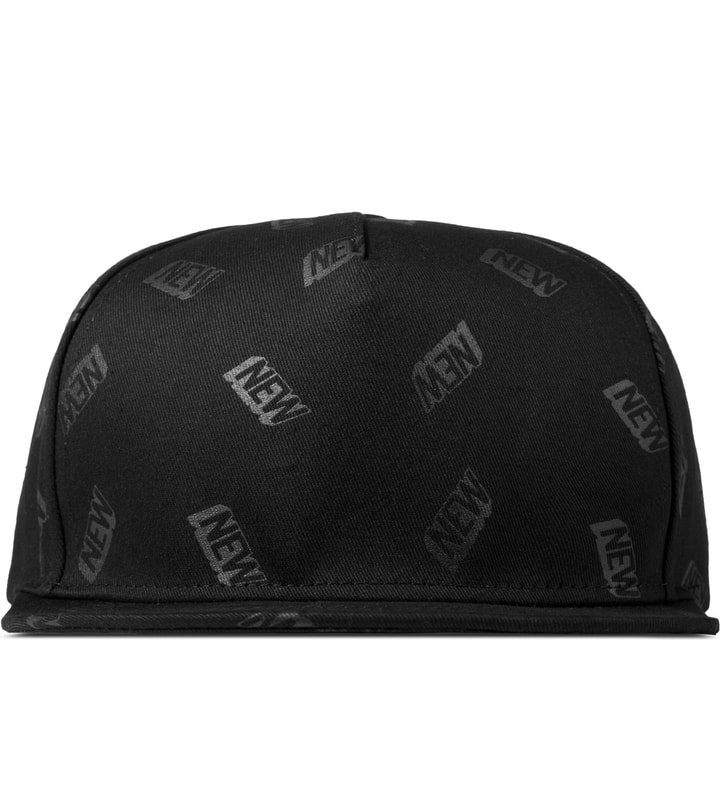 Black NEW Print Snapback Cap Placeholder Image