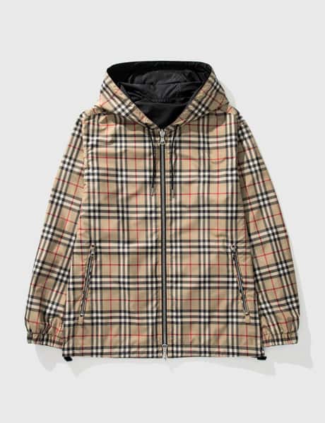 Burberry - Reversible Vintage Check Hooded Jacket | HBX - Globally Curated  Fashion and Lifestyle by Hypebeast