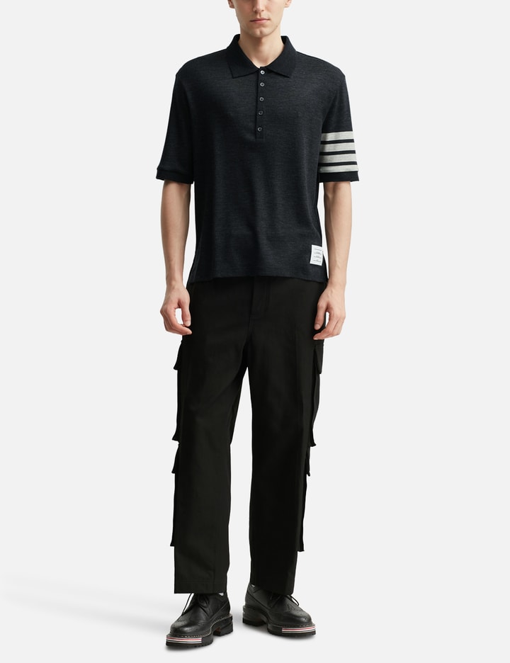 Thom Browne 4-bar Virgin Wool Jersey Polo