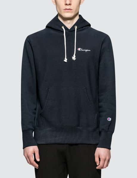 Champion Reverse Weave Small Script Logo Hoodie HBX Globally