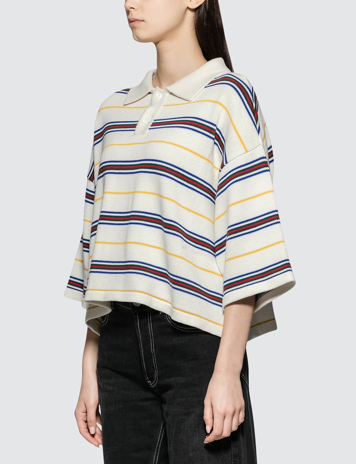 Knit Cropped Polo Placeholder Image