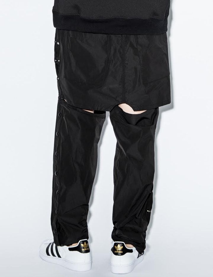 Black Snap Track Pants with Cut Out Detail Placeholder Image