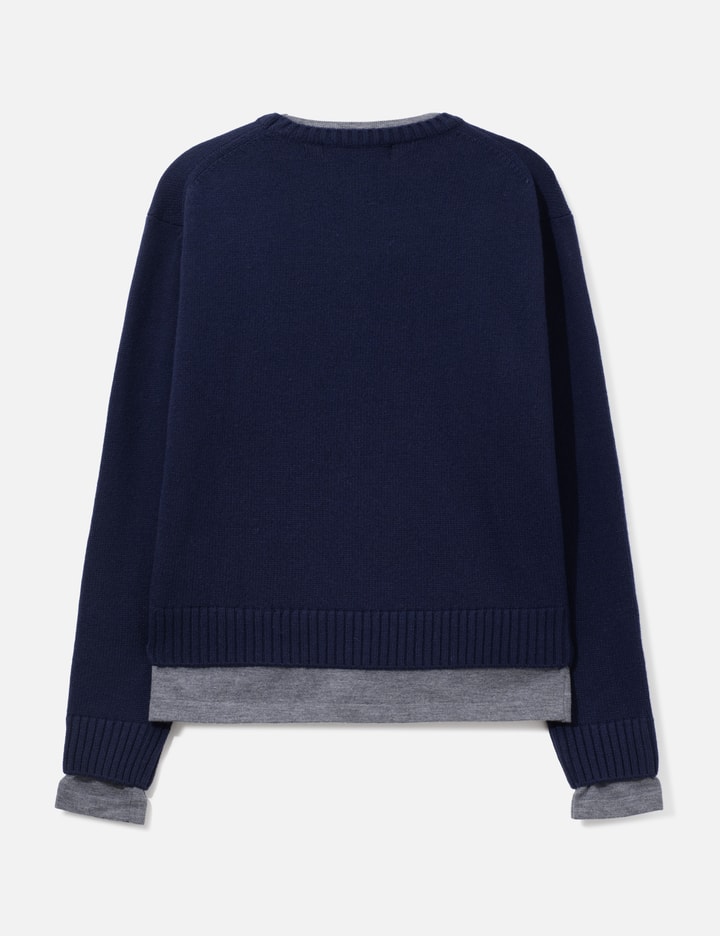 Tonywack Wool Blend Layered Knit