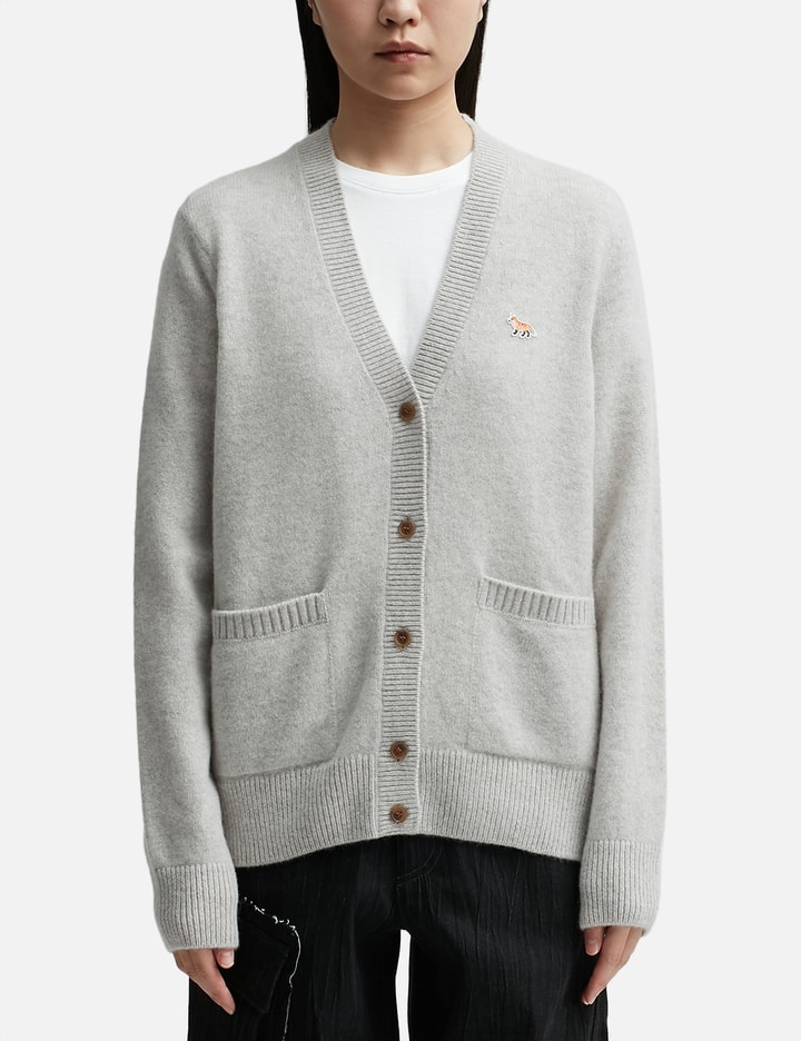 MAISON KITSUNÉ BABY FOX PATCH BOXY CARDIGAN