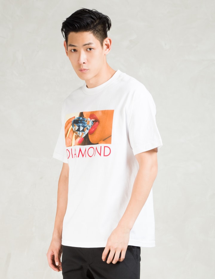 White Diamond Lips T-shirt Placeholder Image