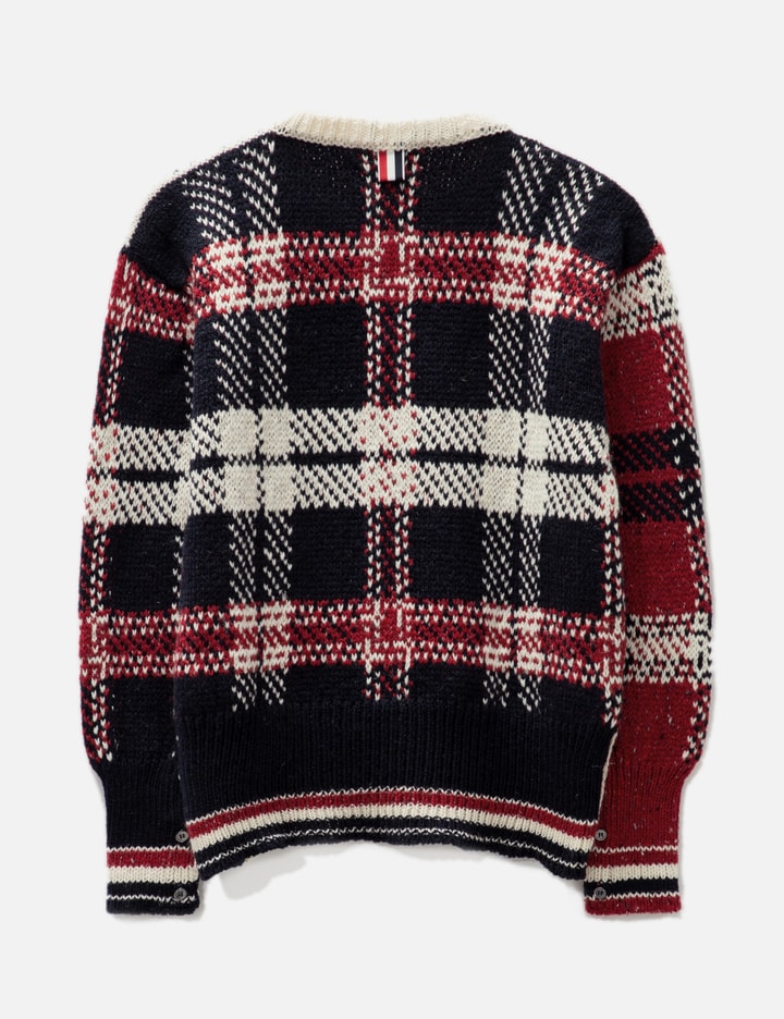 DONEGAL TARTAN STRIPE CREW NECK PULLOVER Placeholder Image