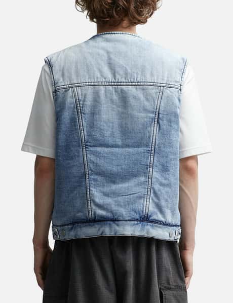 Acne Studios - Denim Padded Vest | HBX - Globally Curated Fashion 