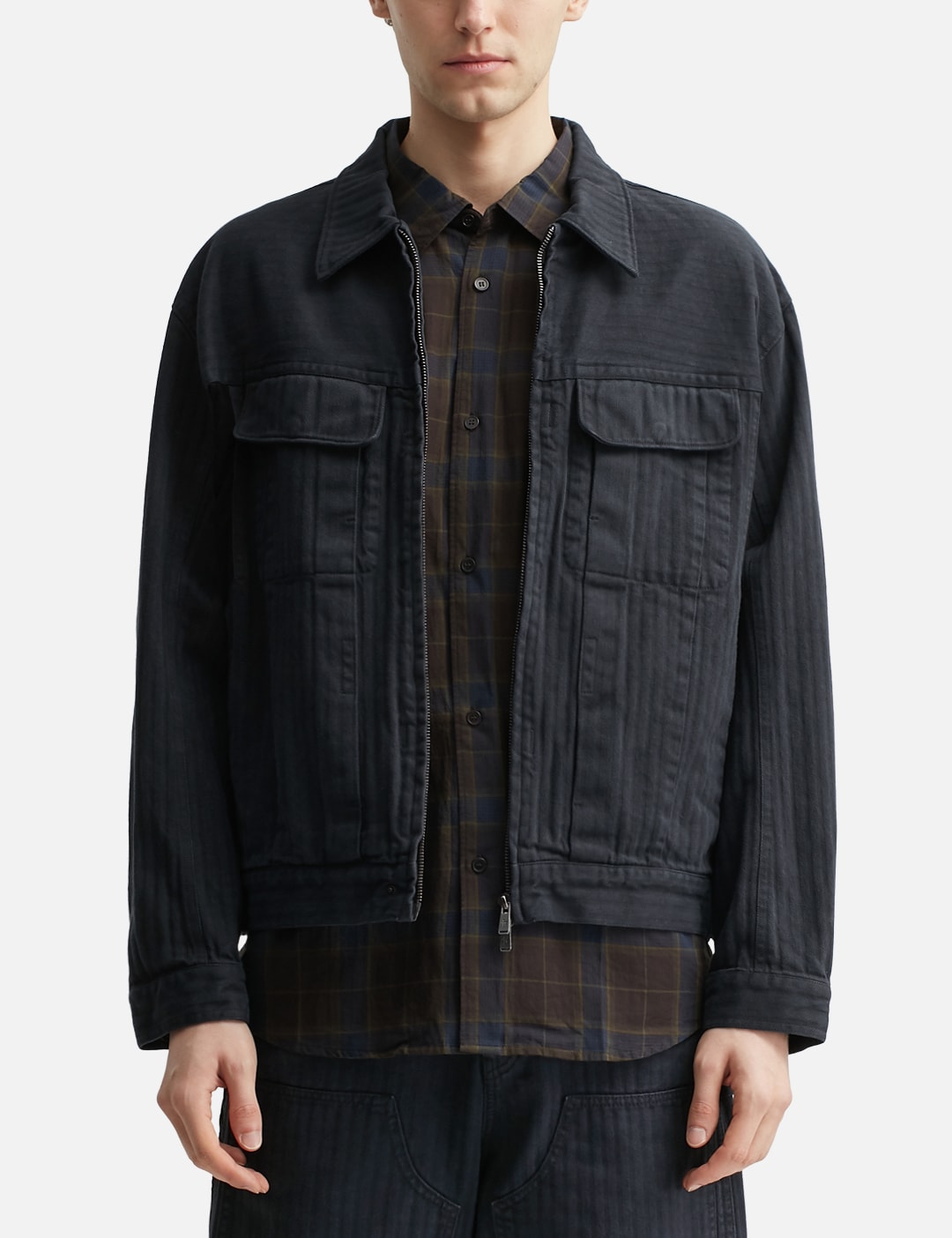 HBT Zip Trucker Jacket view 18