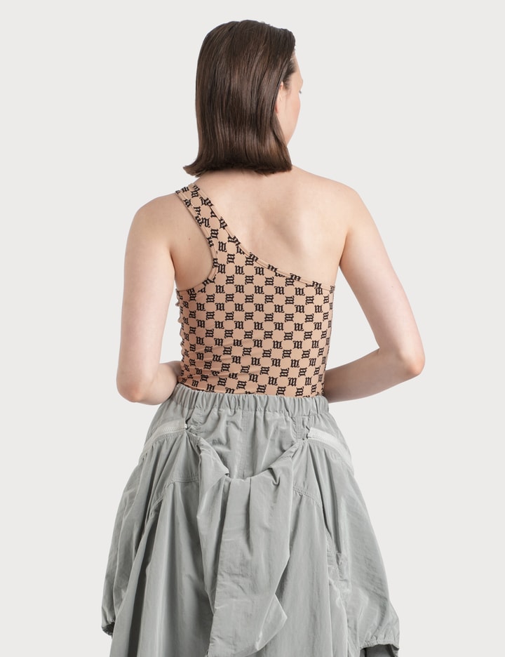 Swim Monogram Asymmetric Swimsuit Placeholder Image