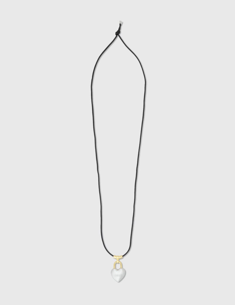 Ambush - S Heart Padlock Necklace | HBX 