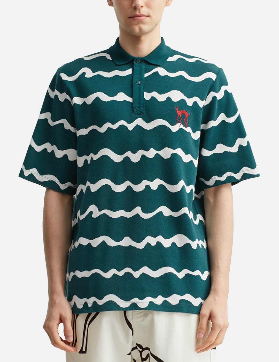 By Parra colored soundwave polo shirt HBX