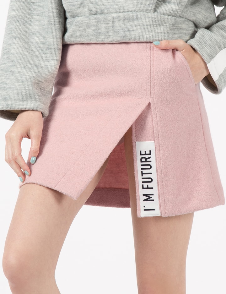 Pink Dim Logo Slit Skirt Placeholder Image