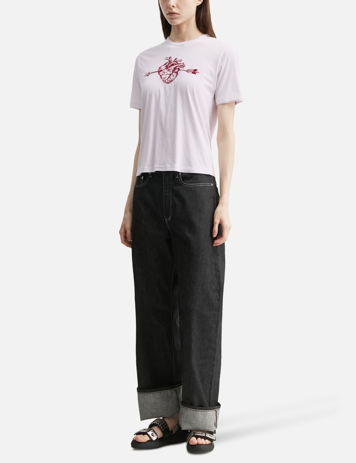 Beautiful People Flip Els Cotton Front Embroidery T-Shirt