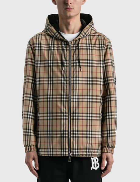 Burberry reversible vintage check recycled polyester jacket Clearance