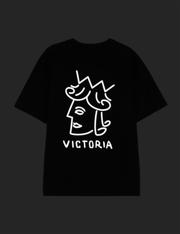 Shop Victoria Queenhead Logo T-shirt In Black