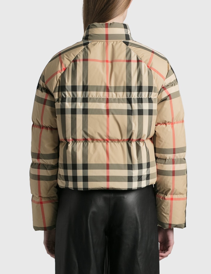 Burberry - Check Cropped Puffer Jacket | HBX - Globally Curated Fashion and  Lifestyle by Hypebeast