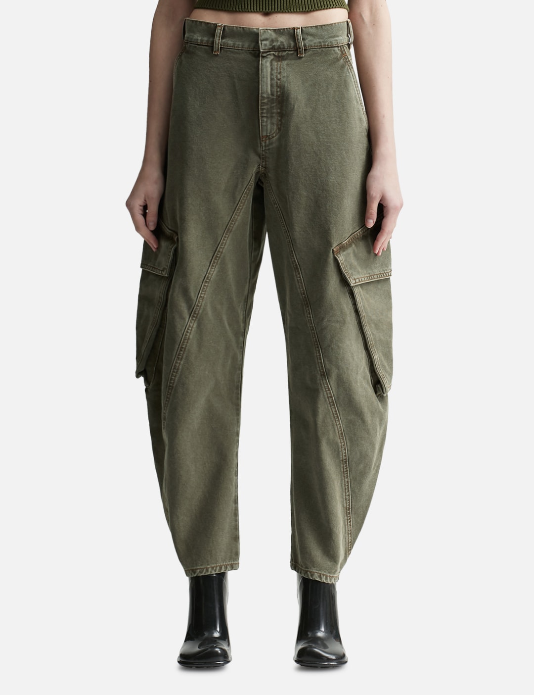 Twisted Cargo Trousers
