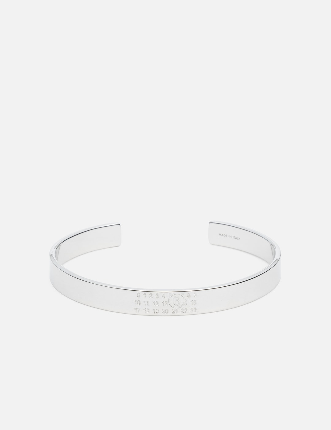 Numeric Minimal Signature Cuff Bracelet