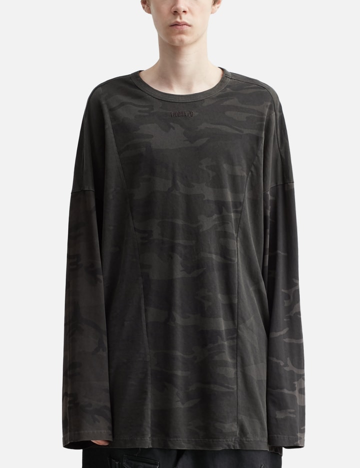 AJOBYAJO Camouflage Leopard Mixed Long Sleeve