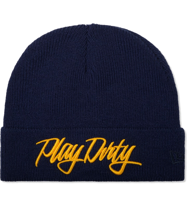 Navy Play Dirty New Era Beanie Placeholder Image