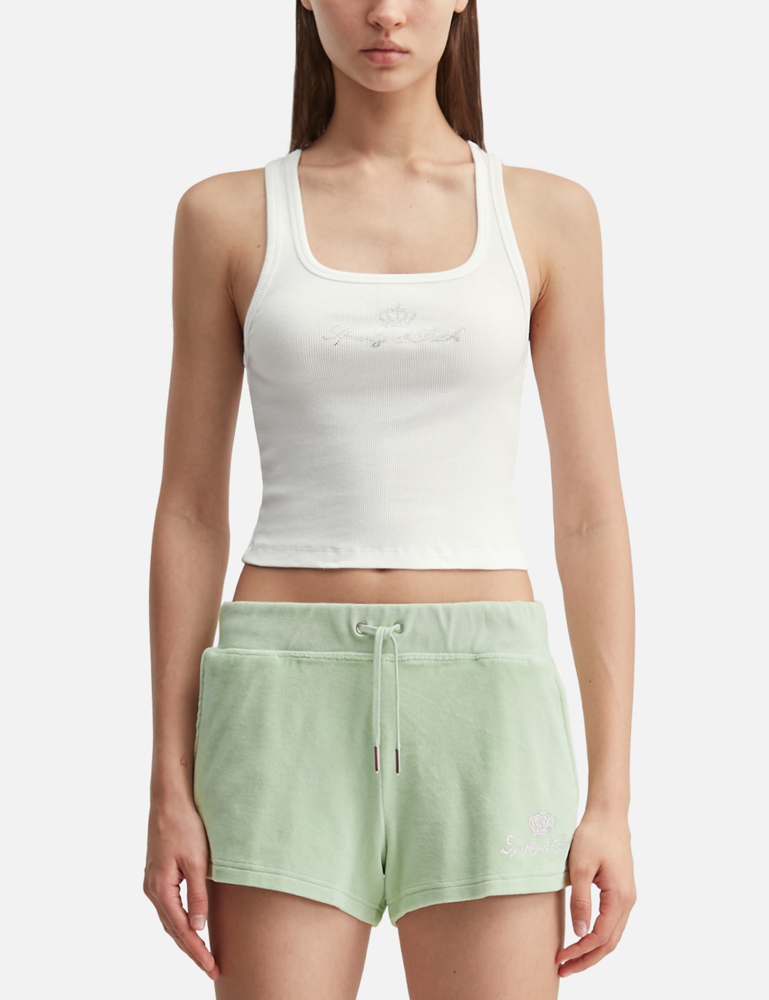 & Rich X Juicy Couture Crown Ribbed Tank view 11