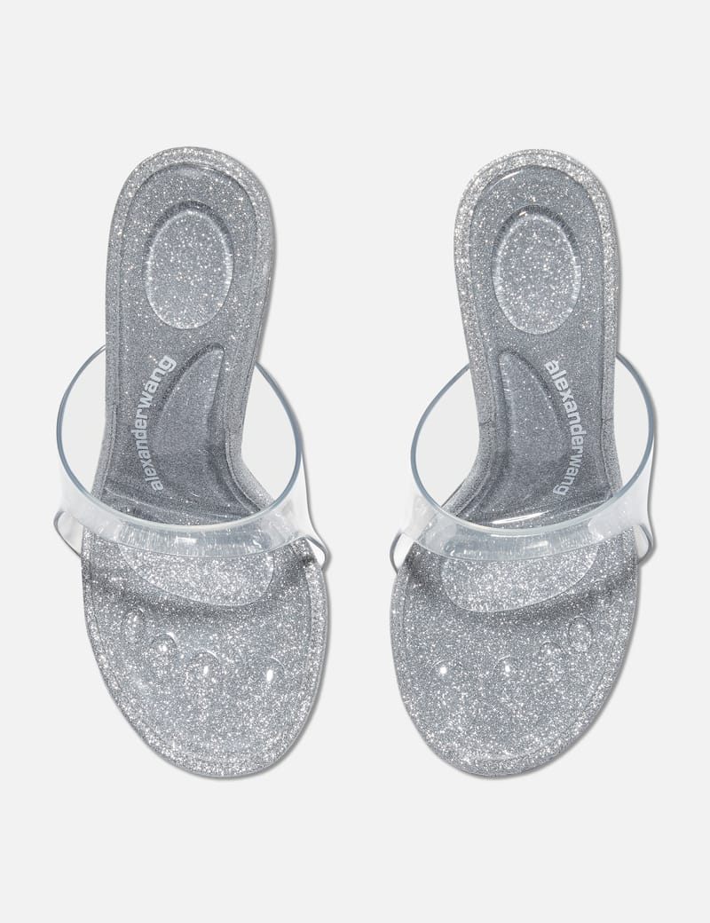 Women Rhinestone Thong Sandals Summer Flat Sandal Ankle Strap Shoes WHITE/ GLITTER SPPARKLY size 7.5 - Walmart.ca