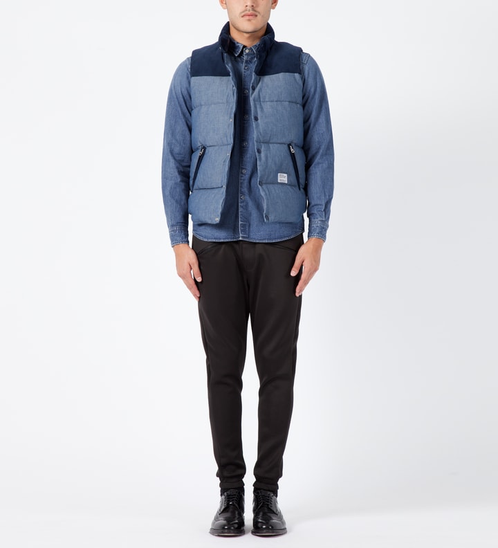 Chambray Fripp Down Vest Placeholder Image