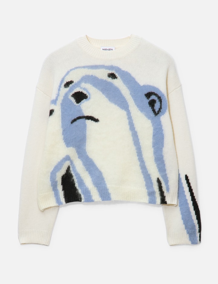Kenzo Mohair Knit In White