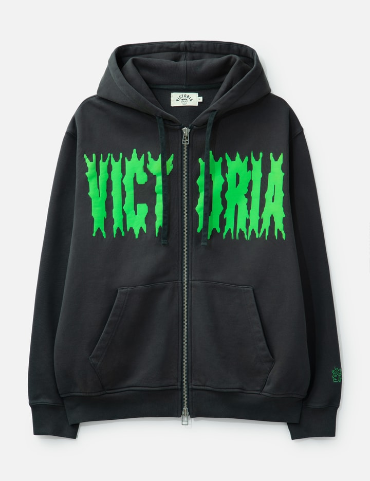 Spiky Script Zip Hooded Sweatshirt Placeholder Image