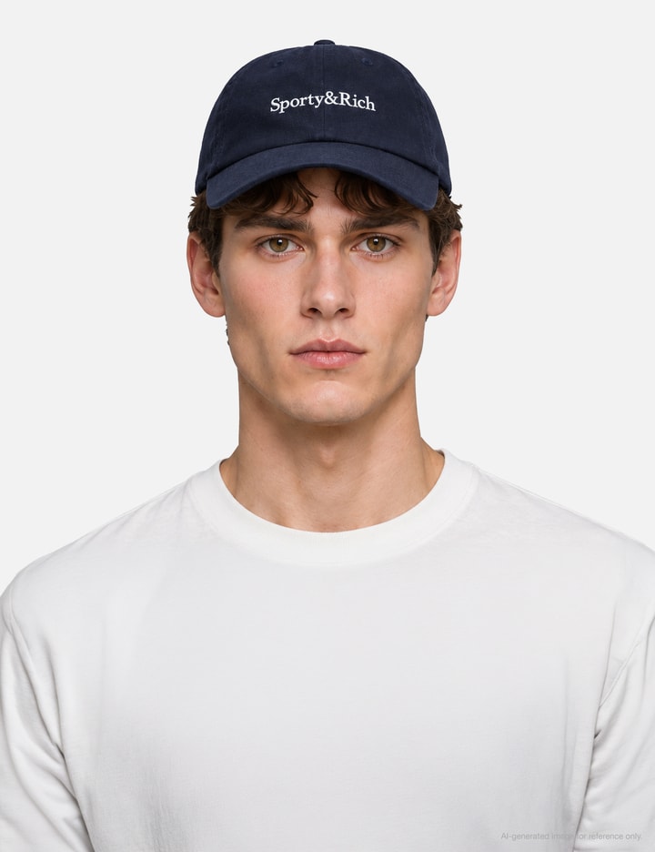Sporty & Rich Maeve Serif Logo Hat