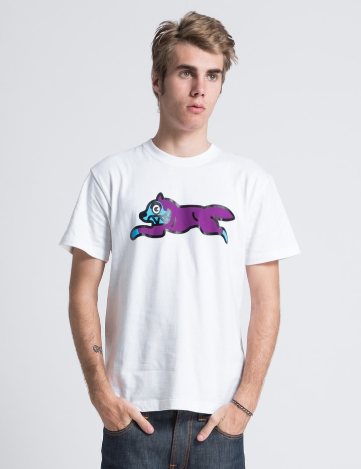 White/Purple Running Dog T-Shirt Placeholder Image