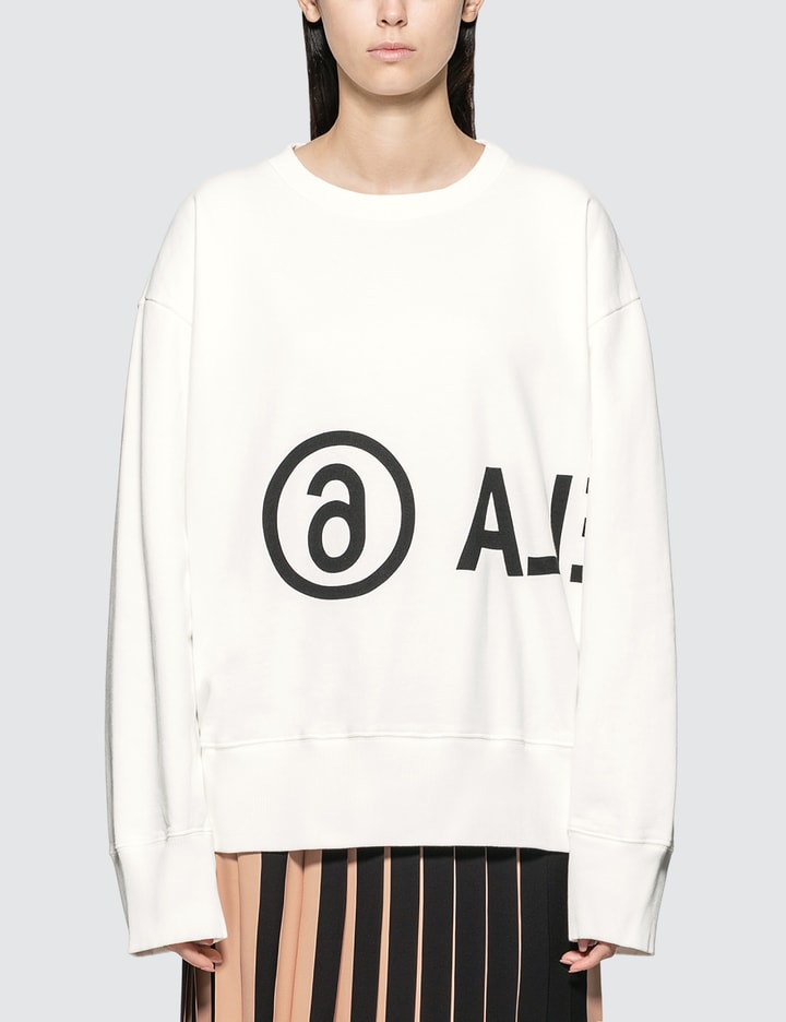 MM6 Maison Margiela - Logo Print Sweatshirt | HBX - ハイプビースト 