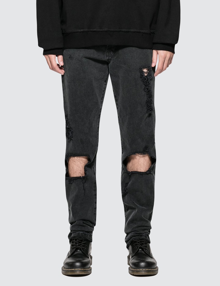 Destroyed Denim Jeans Placeholder Image