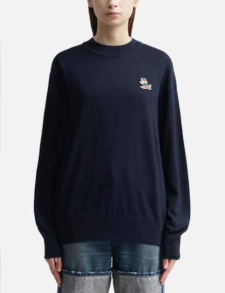 Maison Kitsuné Dressed Fox Patch Relaxed Jumper