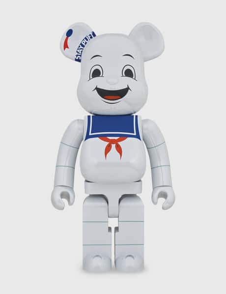Medicom Toy Be@rbrick Stay Puft Marshmallow Man White Chrome Ver. 1000%