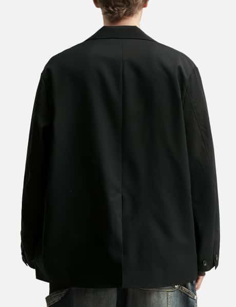 Wool Gabardine City Uniform Tailored Jacket view 13