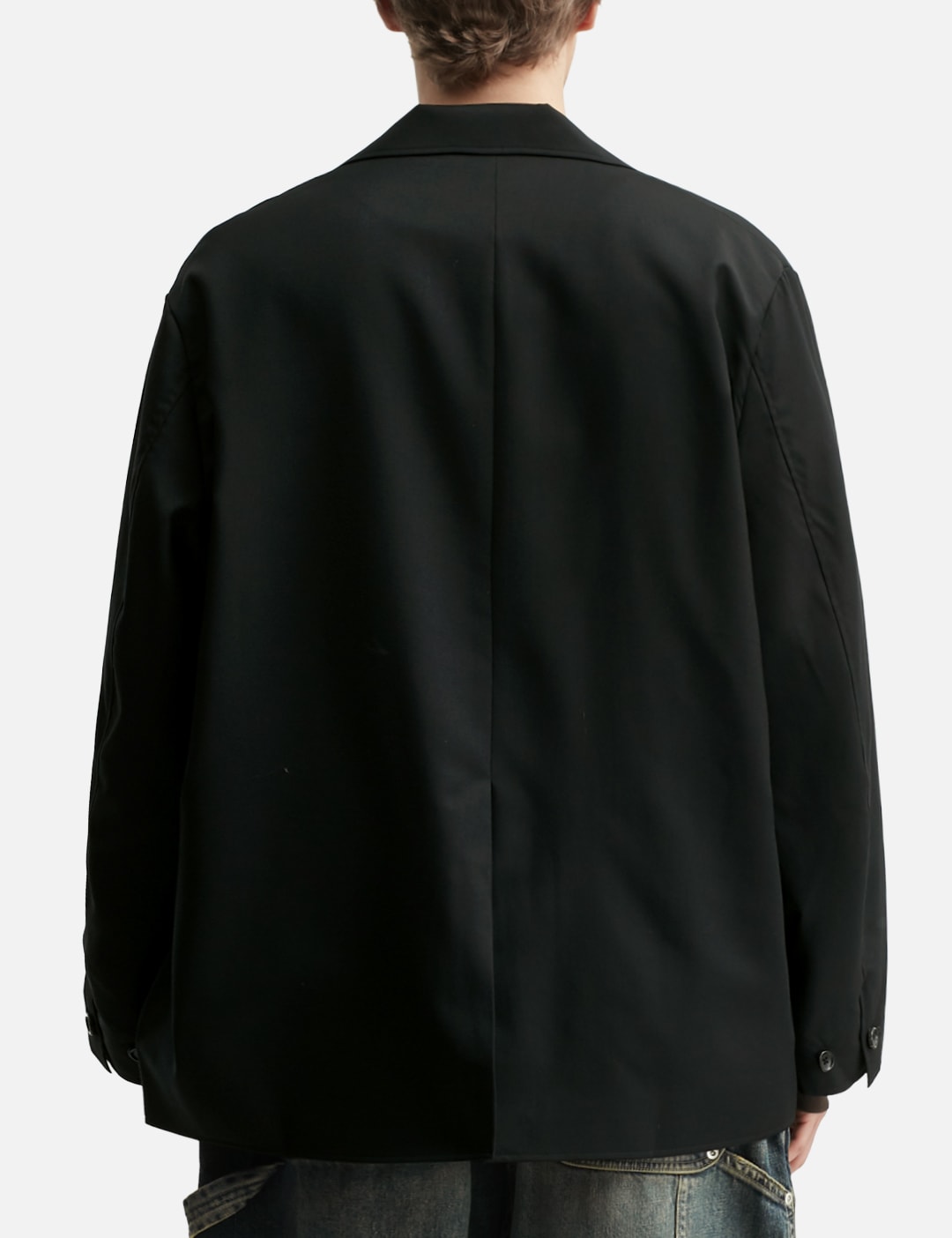 Wool Gabardine City Uniform Tailored Jacket view 14