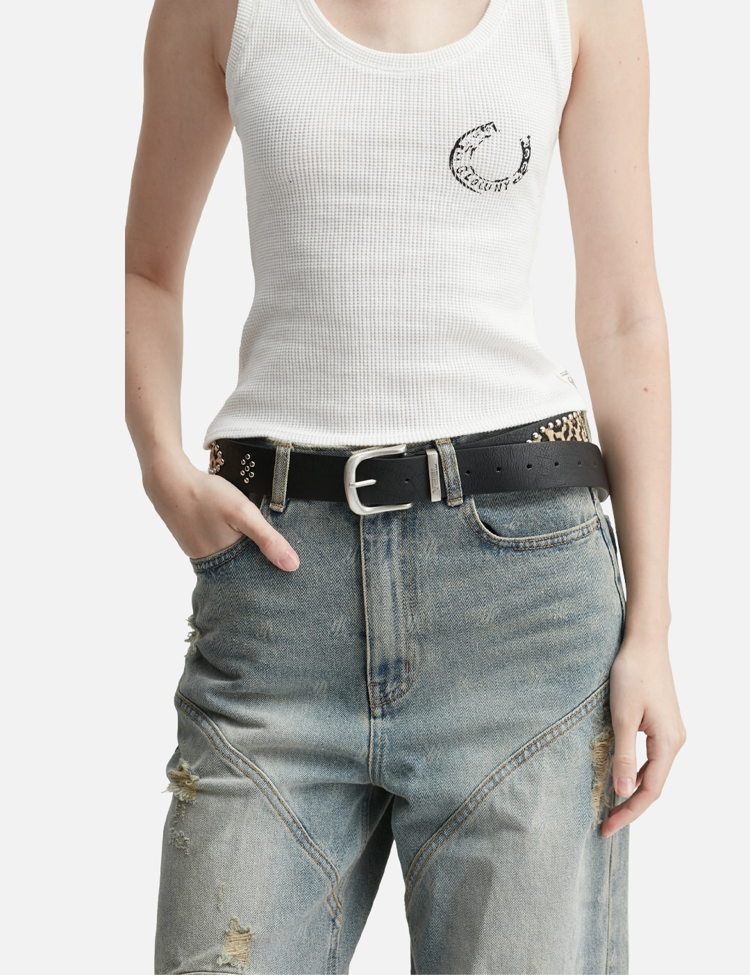 Studded Belt Black view 9