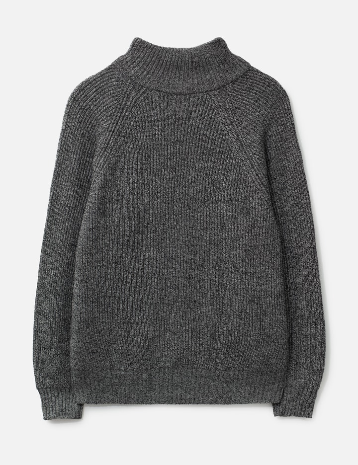 CLESSTE Zipper Collar Pullover Knit