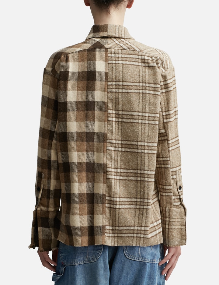 Brown Split Boxy Shirt Placeholder Image