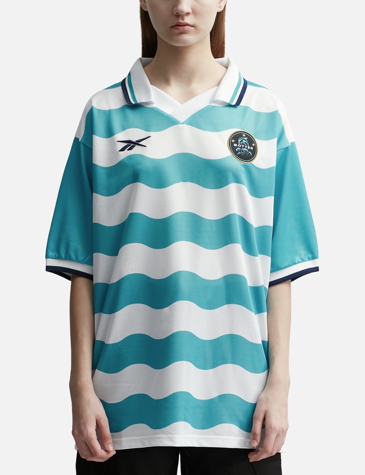 Shop Reebok X Botter Soccer Jersey T-shirt In Blue
