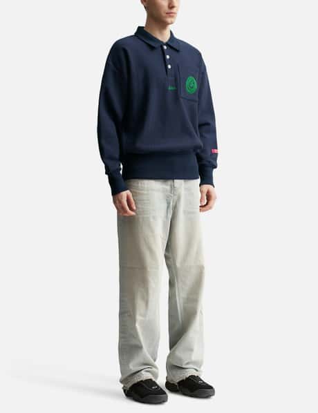 Critical Thinking Collared Crew Polo Shirt view 14