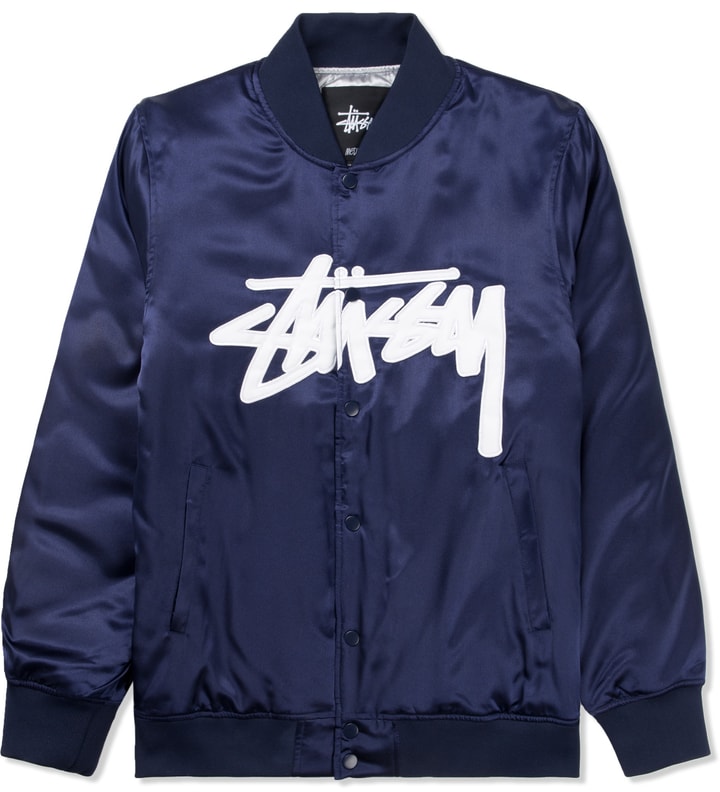 Navy Stock Satin Jacket Placeholder Image