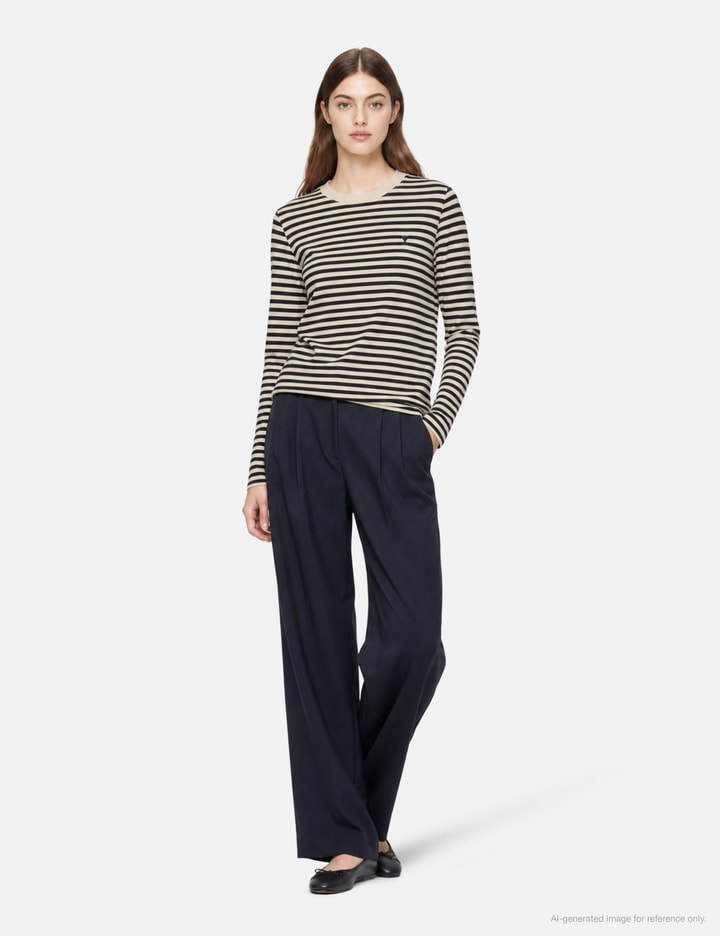 Ami Mariniere Cotton T-Shirt With Ami De Coeur