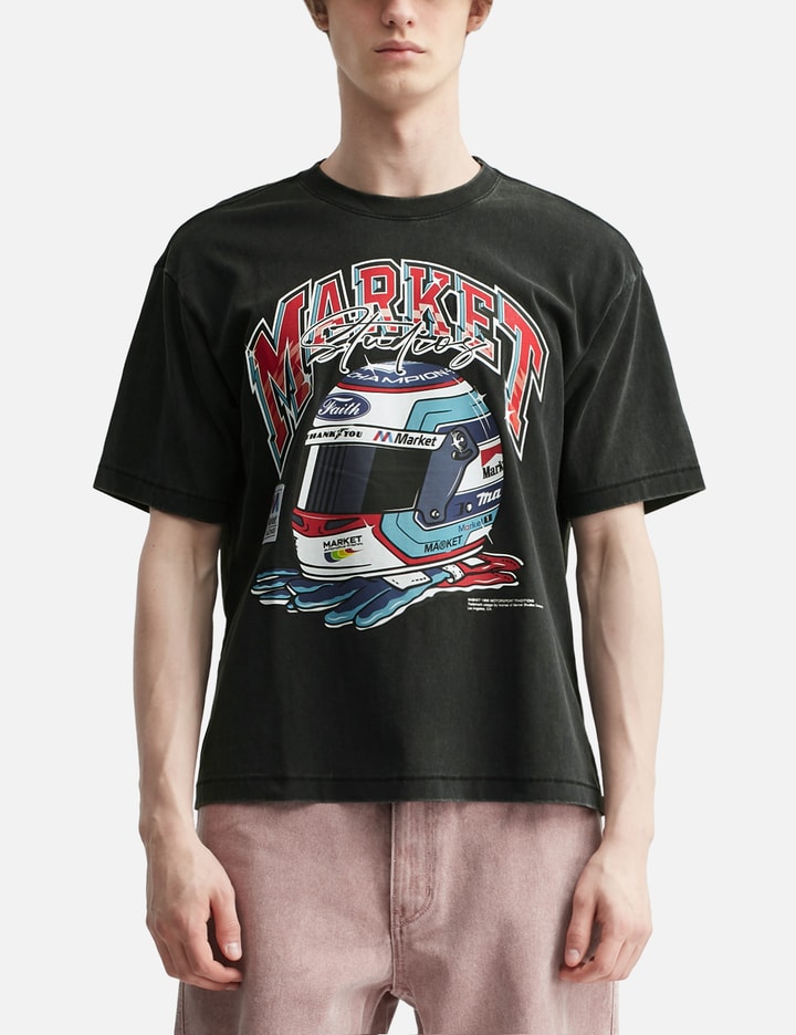 Market Racing Helmet T-Shirt