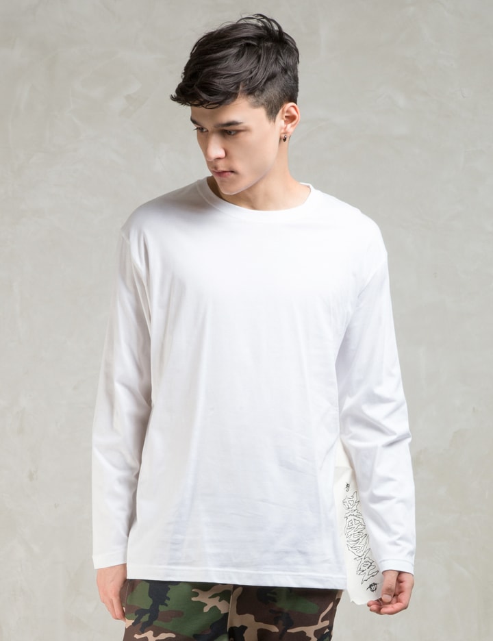 White L/S Big Tag Long T-Shirt Placeholder Image